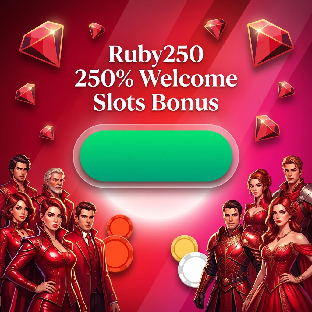 Ruby250 250% Welcome Slots Bonus